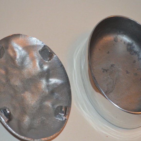 Pewter Mexico Ann Kary AK0947 JEWELERY BOX TRINKETS ALHAJERO ROSES - Picture 2 of 10